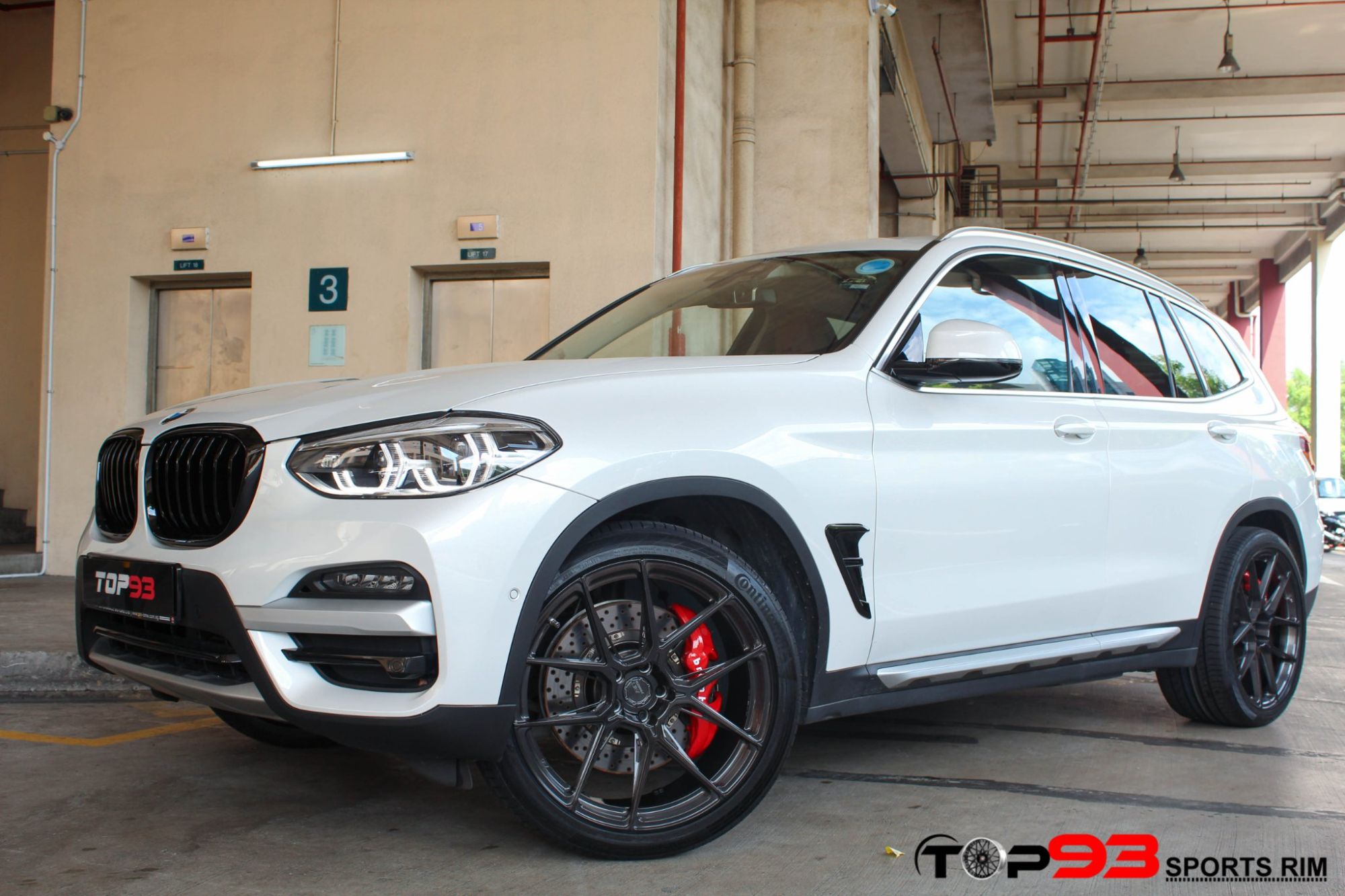 BMW X3 G01 White BC Forged EH181