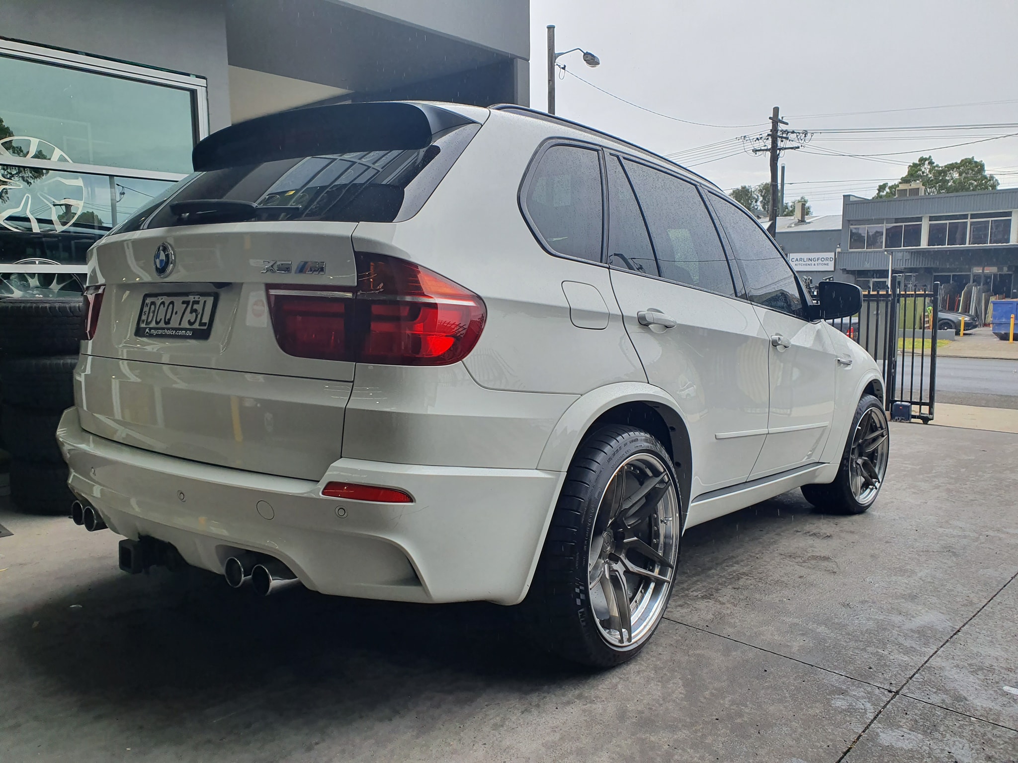 BMW X5M E70 White BC HCA161S Wheel Front