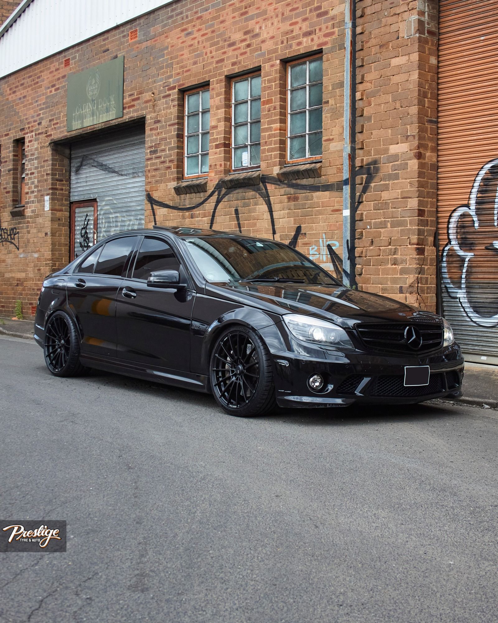Mercedes Benz C63 AMG W204 Black Enkei FC01 Wheel Front Mercedes Benz C63 AMG W204 Black Enkei FC01 Wheel Front
