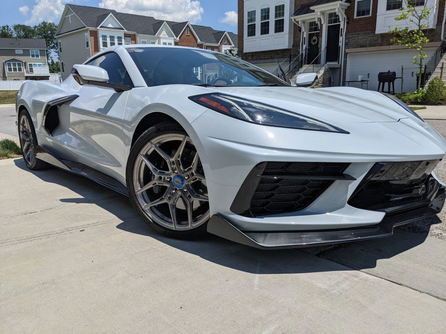 Chevrolet Corvette C8 Stingray Ceramic Matrix Gray MRR NES SS-3 | Wheel ...