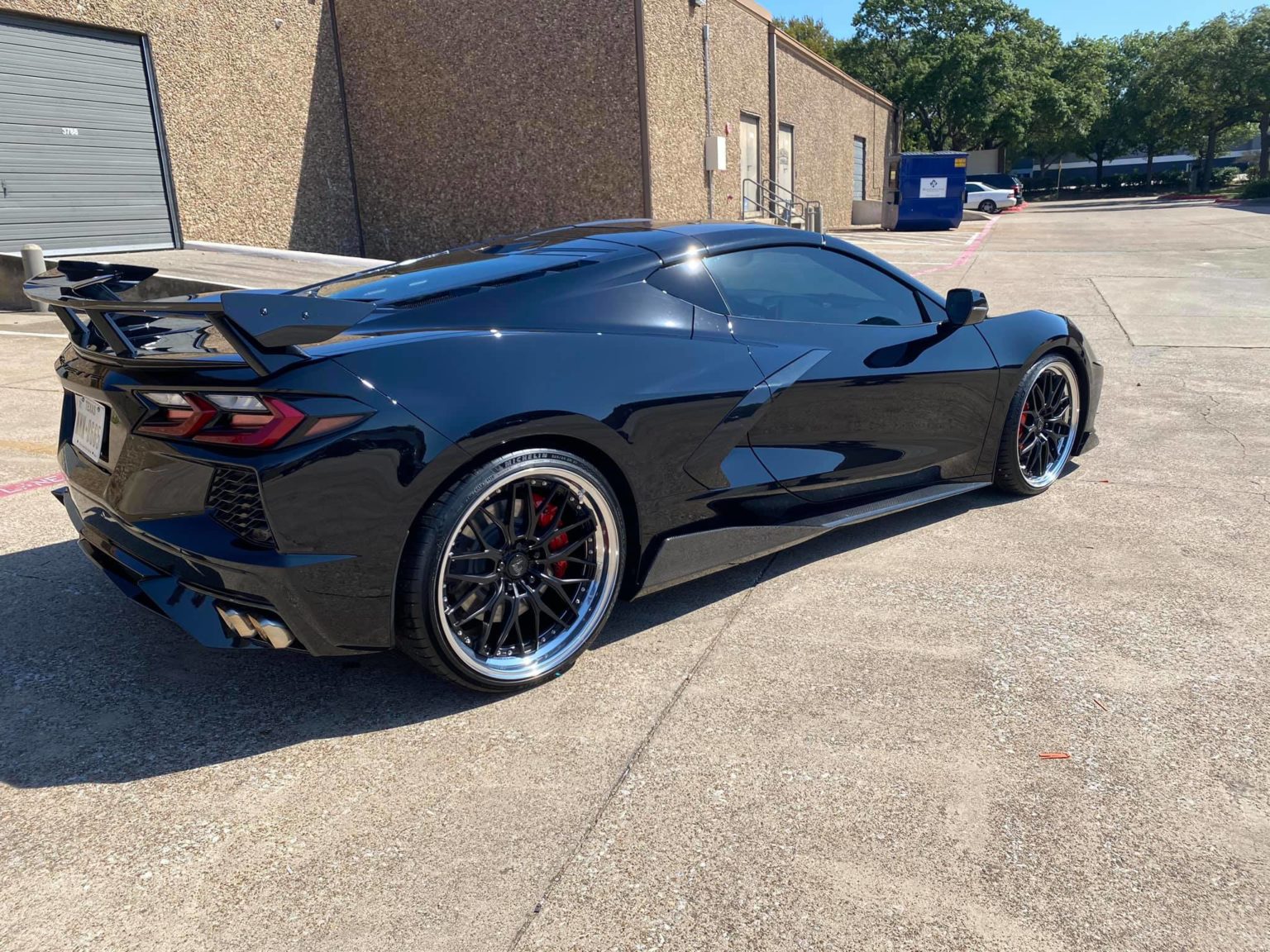 Chevrolet Corvette C8 Stingray Black ANRKY RS1 | Wheel Front