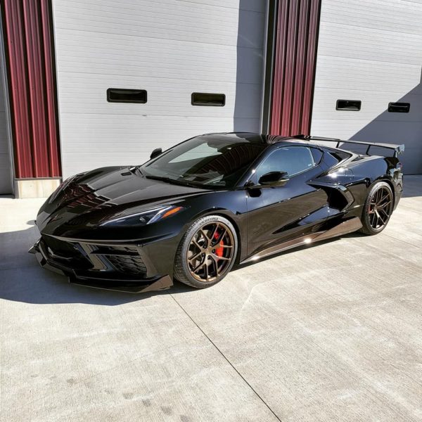 Chevrolet Corvette C8 Stingray Black Forgeline VX1R Wheel | Wheel Front