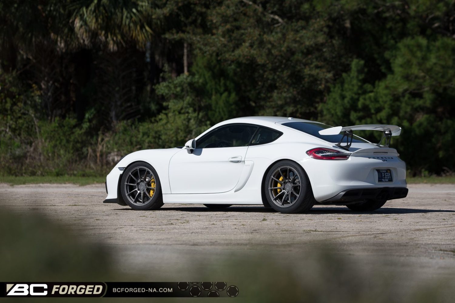 Porsche Cayman GT4 981 White BC RZ10 Wheel Wheel Front