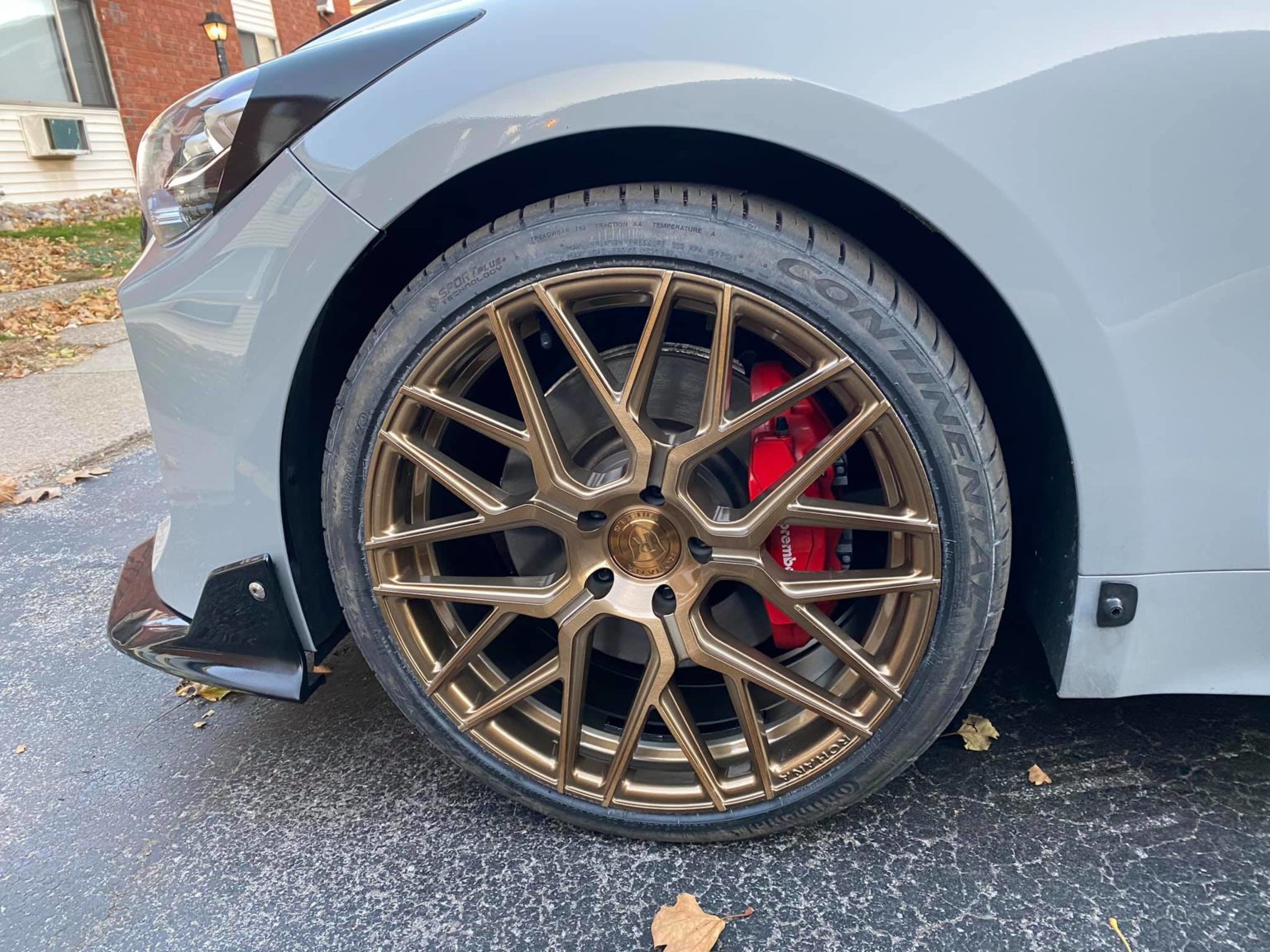 Kia Stinger GT AWD Ceramic Grey with Bronze Rohana RFX10 Wheel | Wheel ...