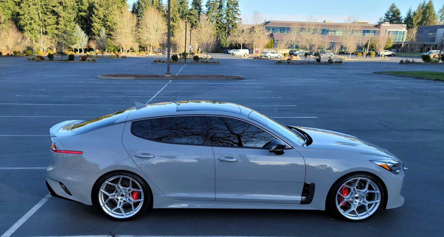 Kia Stinger GT2 AWD Ceramic Silver Blaque Diamond BDF25 Wheel Wheel