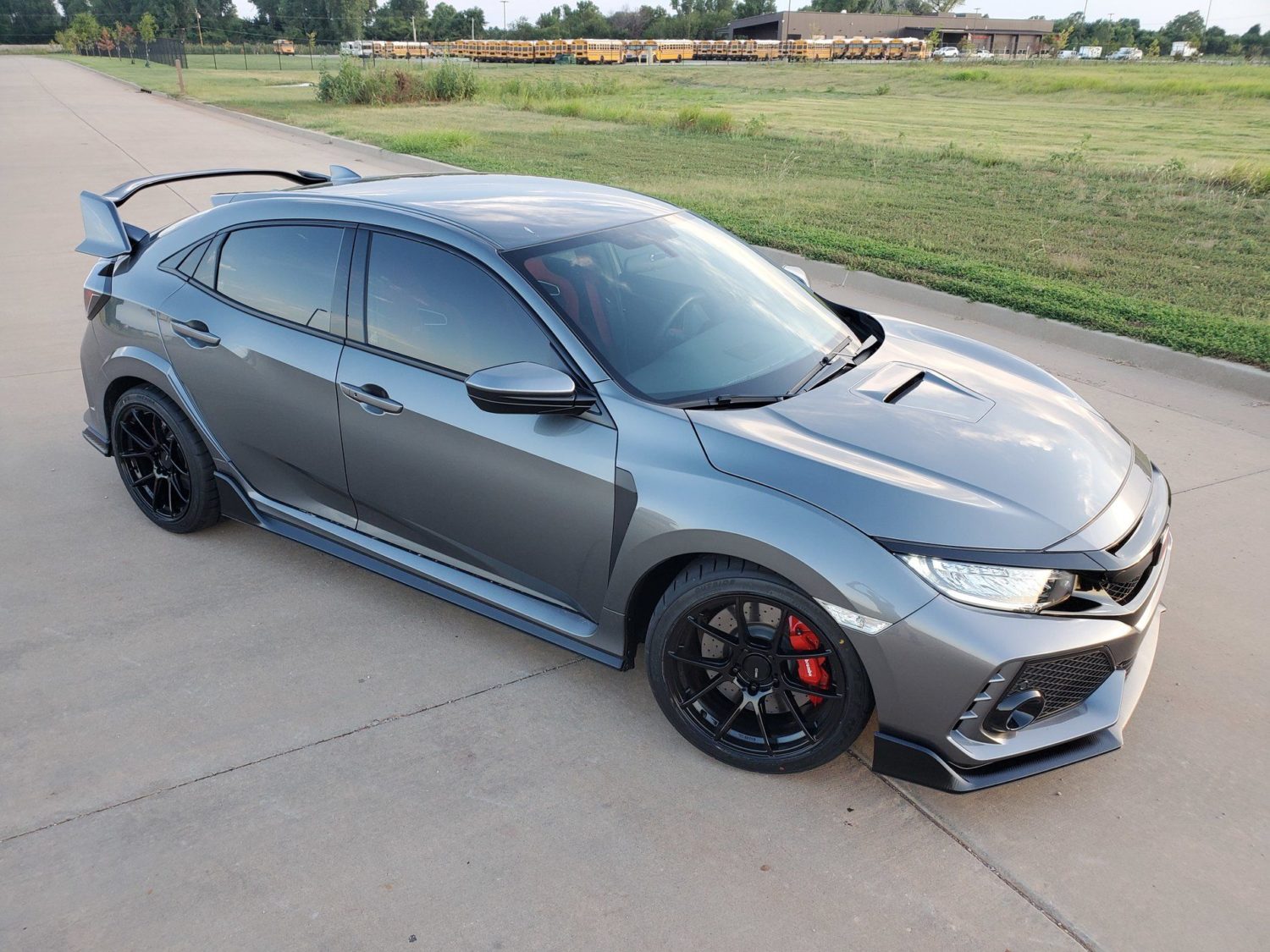 Honda Civic Type-R FK8 Grey Enkei TSV Wheel | Wheel Front