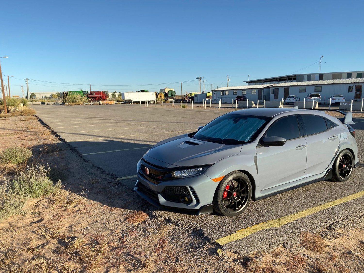 Honda Civic Type-R FK8 Grey OZ Challenge HLT Wheel | Wheel Front