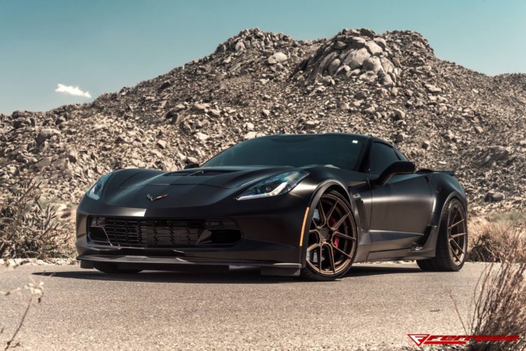 Chevrolet Corvette C7 Z06 Black Ferrada F8-FR8 Wheel | Wheel Front