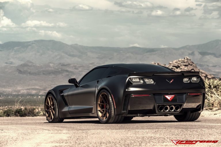 Chevrolet Corvette C7 Z06 Black Ferrada F8-fr8 Wheel 