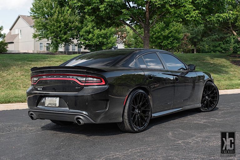 Dodge Charger Gt Black Forgiato Flow 001 Wheel 