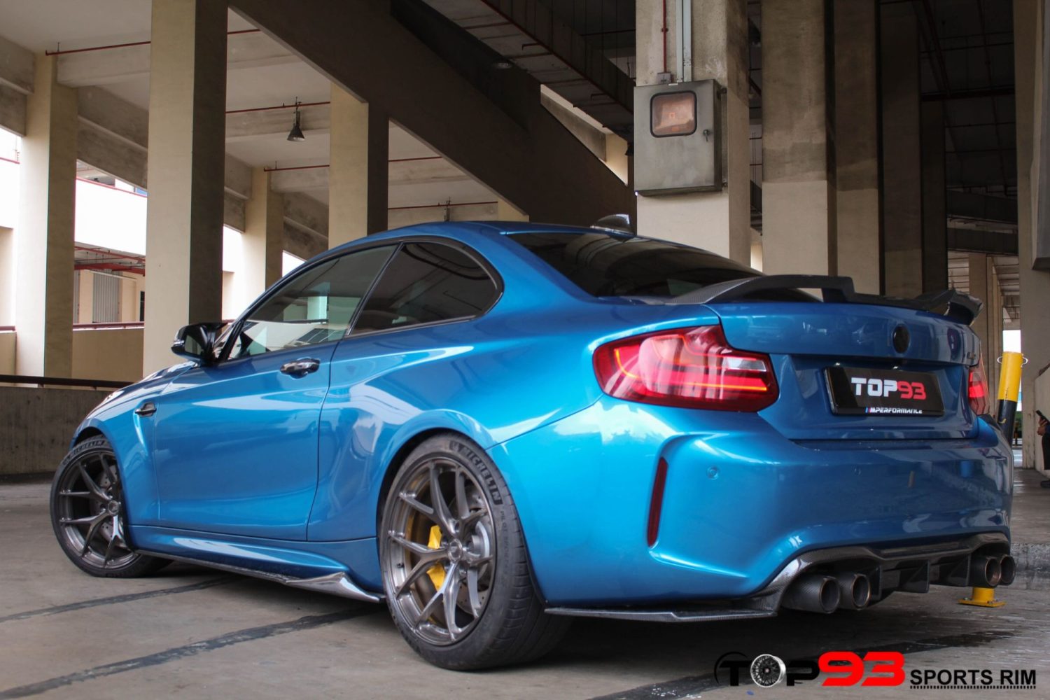 BMW M2 F87 Long Beach Blue BC Forged RZ21 Wheel | Wheel Front