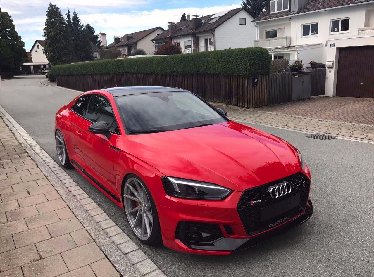 Audi RS5 B9 Red Ispiri Wheel Front