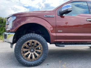 Ford F-150 Burgundy Fuel Off-Road Tactic D678 | Wheel Front