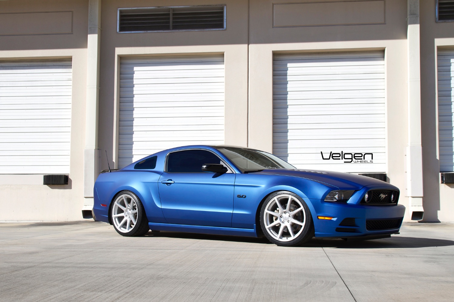 Ford Mustang S197 Blue Velgen VMB8.