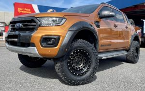 Ford Ranger Raptor Grey Black Rhino Kelso Wheel