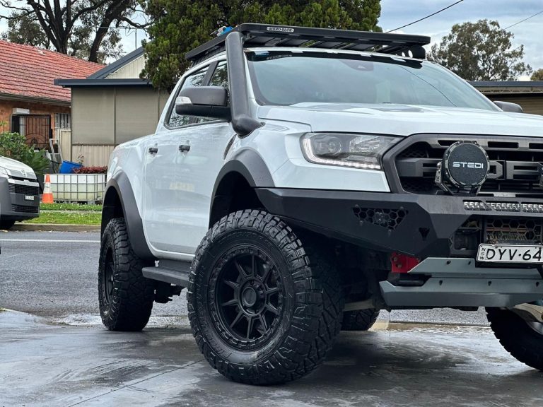 Ford Ranger White Black Rock Off-Road Gunner Wheel | Wheel Front