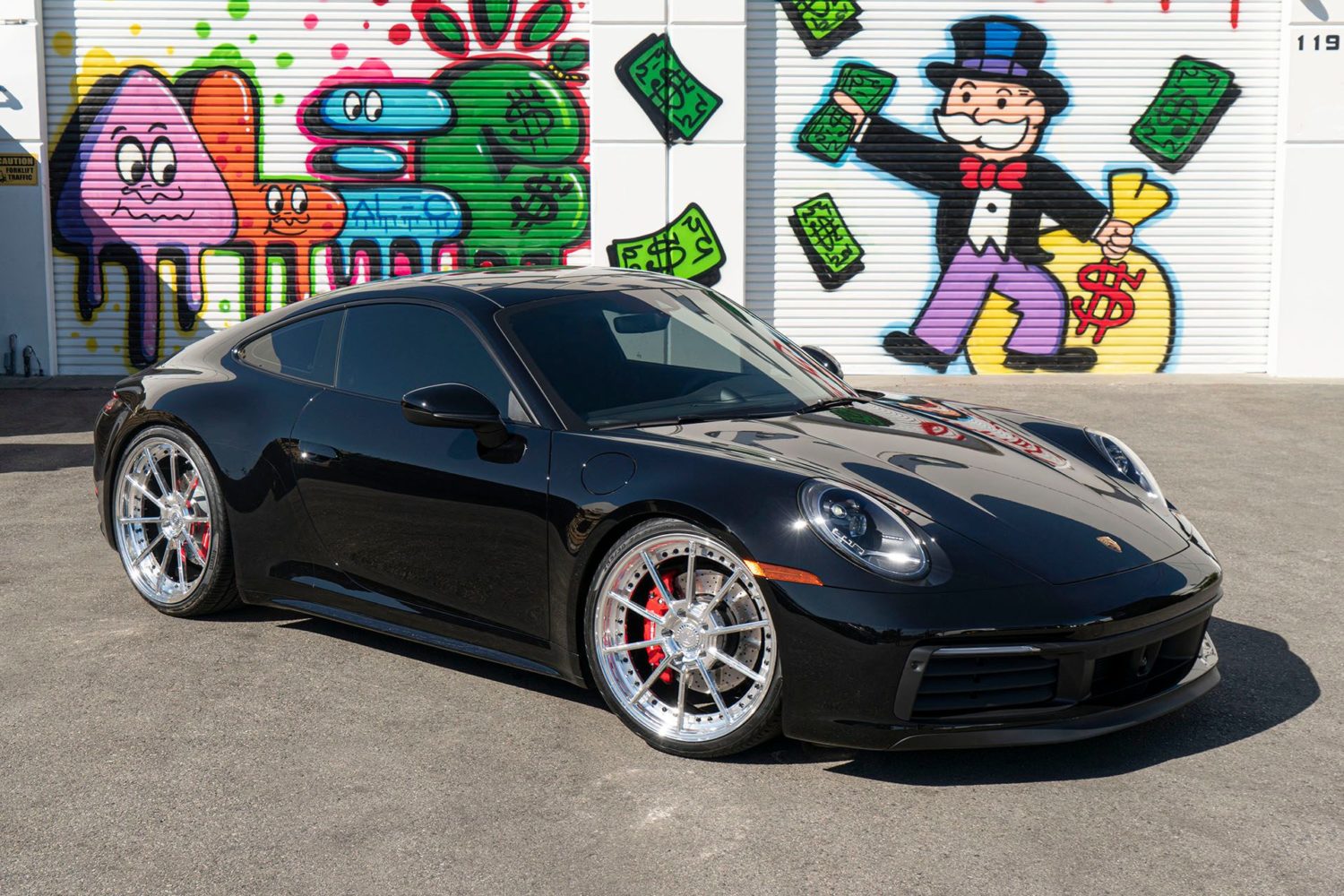 Porsche 911 Carrera 992 Black TEC 2.4 Wheel Wheel Front