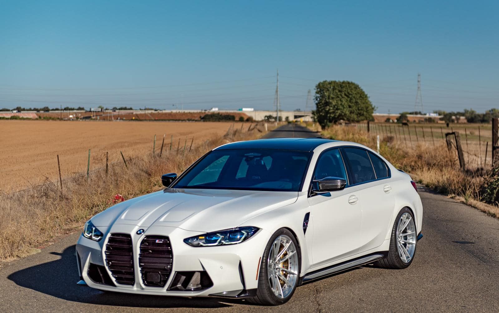 BMW M3 G80 White Signature SV310S Wheel Front