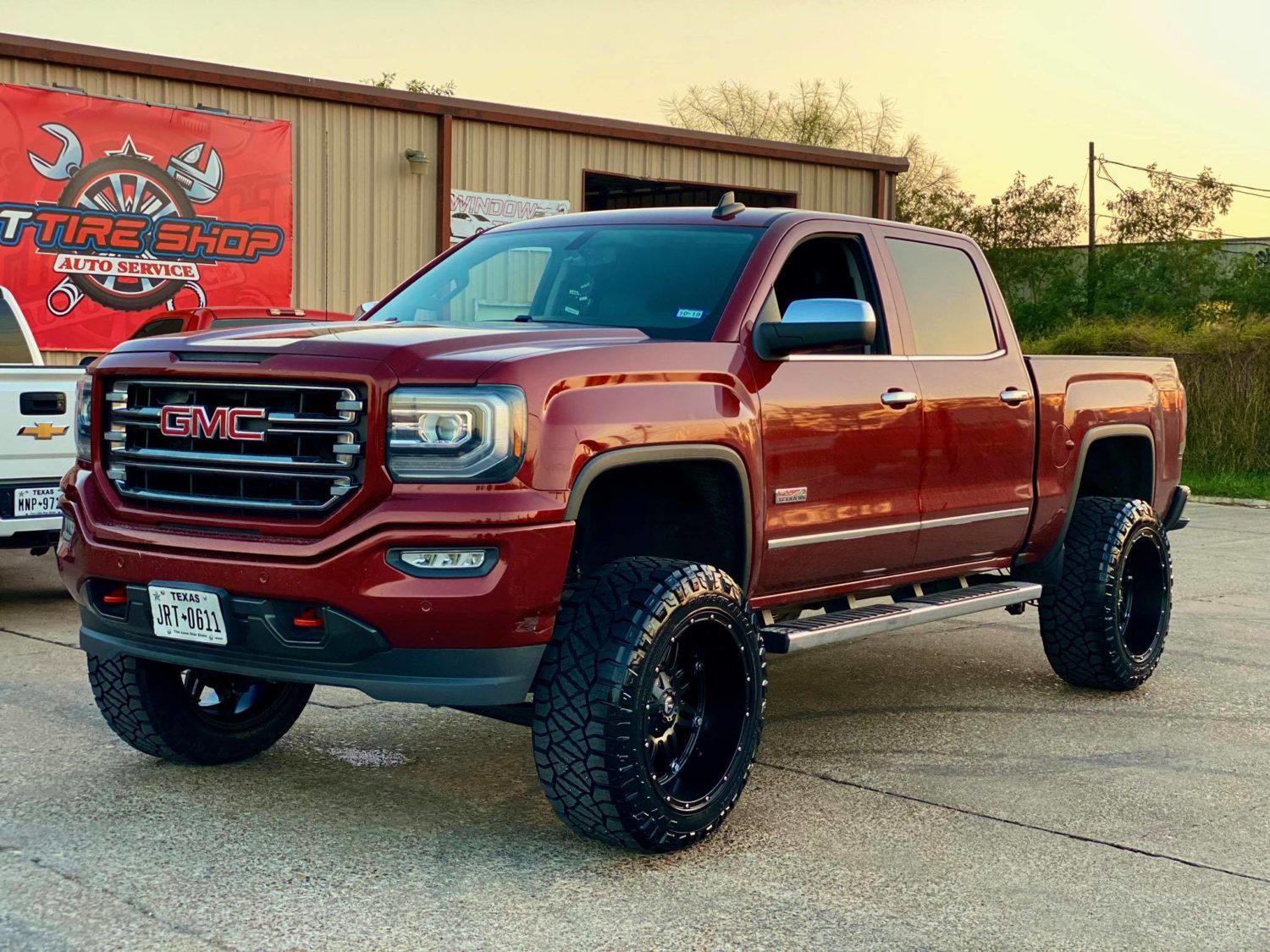 2016 Gmc Sierra Red Fuel Off Road Hostage D531 Wheel Front