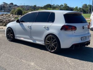 Volkswagen Golf R Mk6 White Niche DFS M222 | Wheel Front