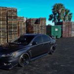 gray-mitsubishi-evo-x-modified-aftermarket-ccw-wheels-tuned-gloss-black-a