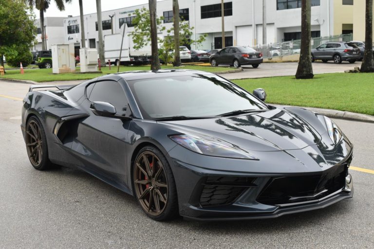 Chevrolet Corvette C8 Stingray Grey Vossen HF-3 Wheel | Wheel Front