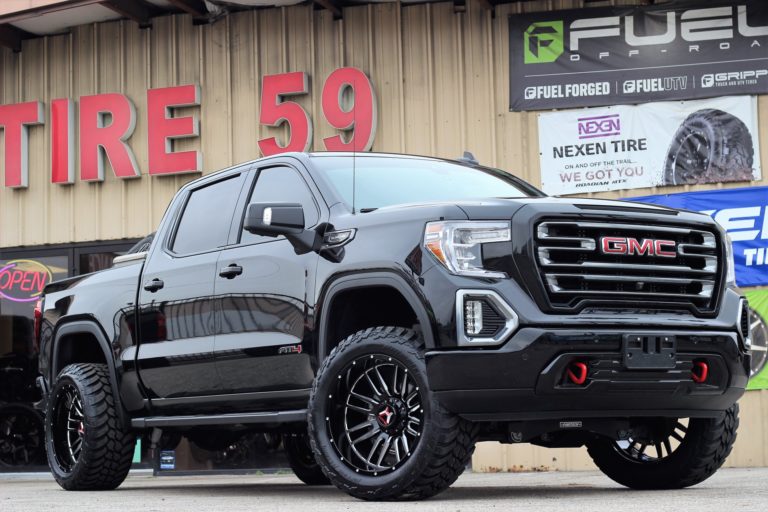 2020 Gmc Sierra At4 Black Hartes Metal Whipsaw Wheel 