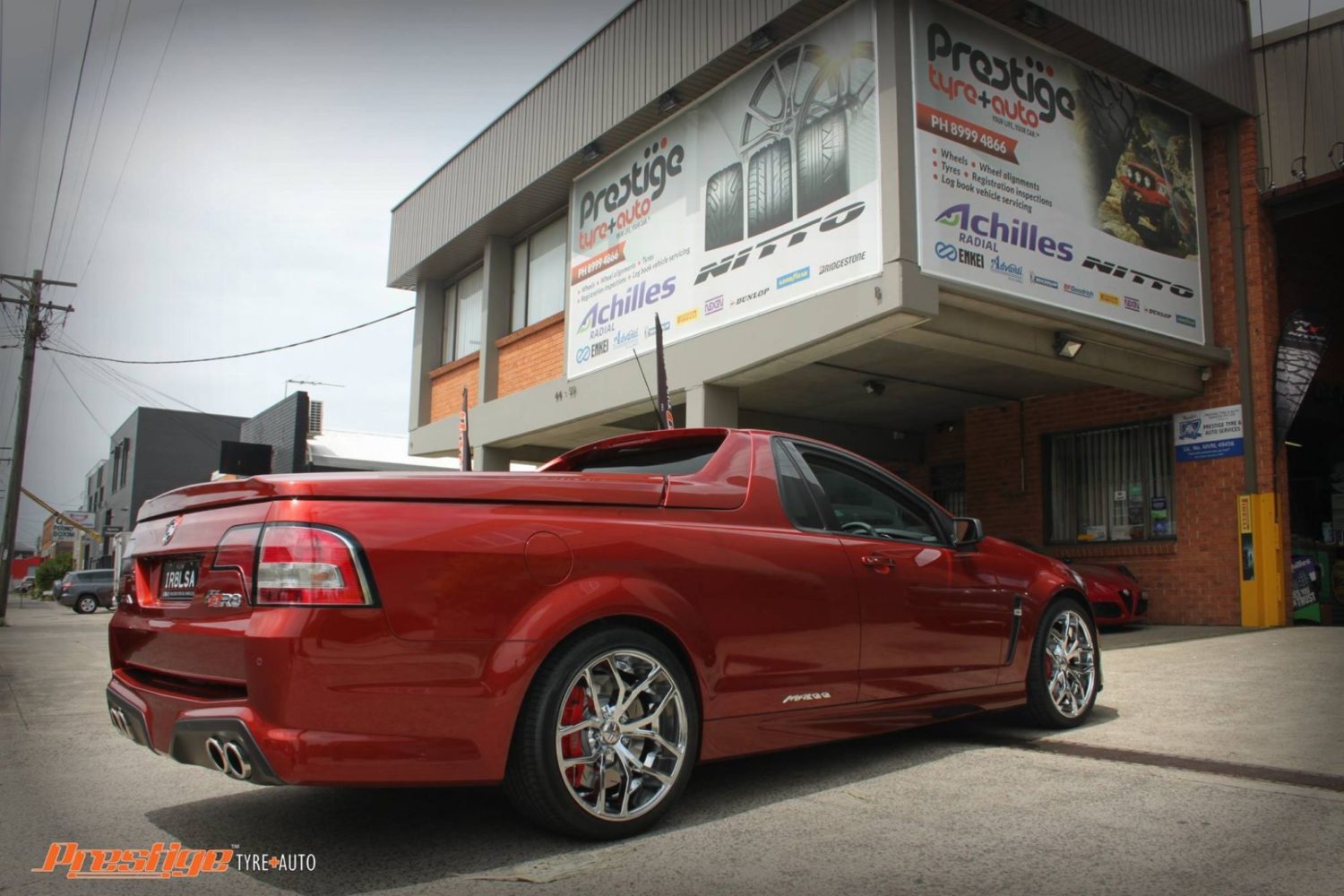 Hsv Commodore Vf Maloo Lsa Burgundy With Chrome Foose Outkast F