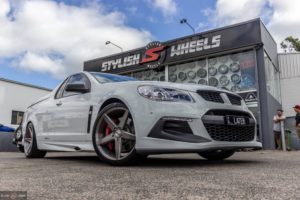 Hsv Commodore Vf Maloo White With Zenetti Baron Aftermarket Wheels