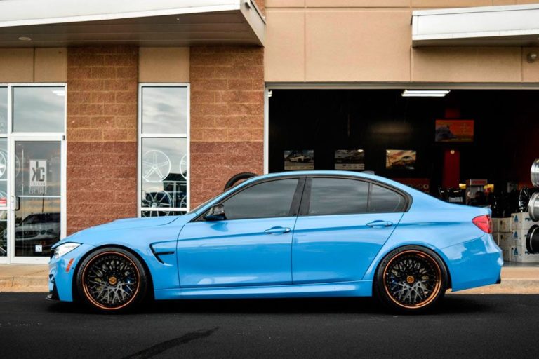 BMW M3 F80 Blue Avant Garde F542 SPEC1 Wheel | Wheel Front