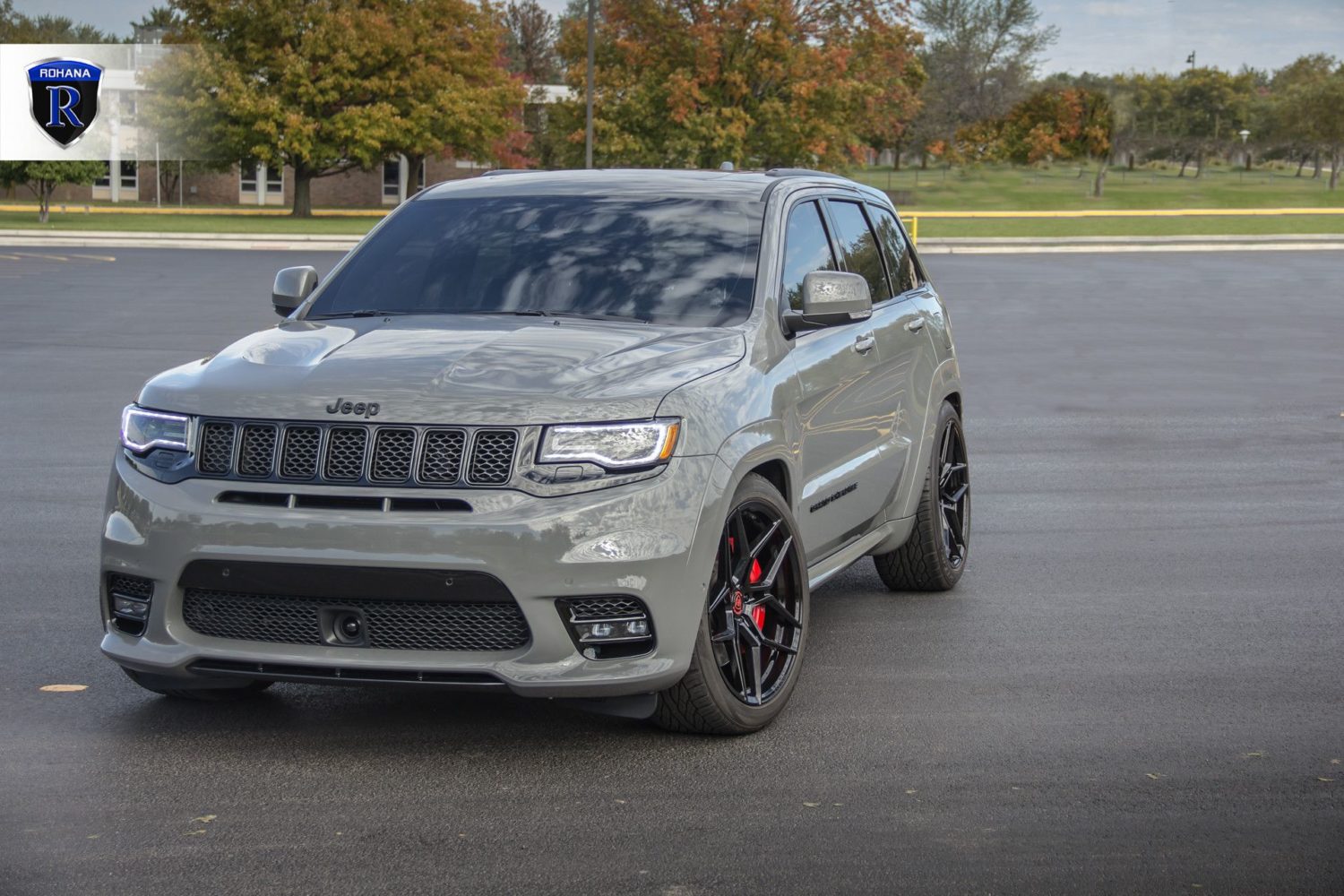 Jeep Grand Cherokee SRT Grey with Rohana RFX11 Aftermarket Wheels Wheel