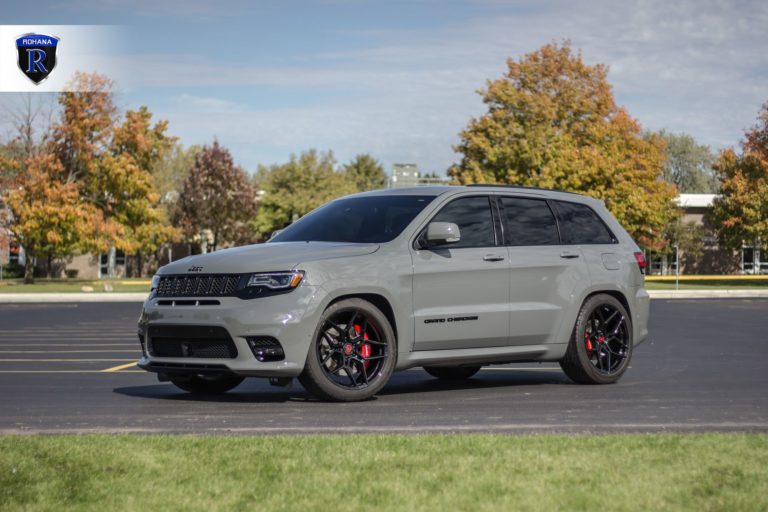 Jeep Grand Cherokee SRT Grey with Rohana RFX11 Aftermarket Wheels Wheel