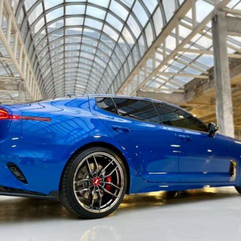 Kia Stinger GT Blue Variant Krypton Wheel Front