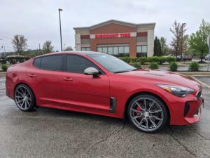 Kia Stinger GT AWD Red Niche Gemello Wheel Front