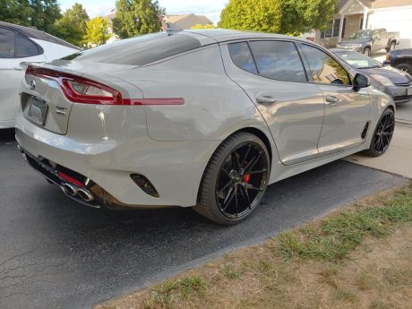Kia Stinger GT Grey Niche Misano M119 Wheel Front