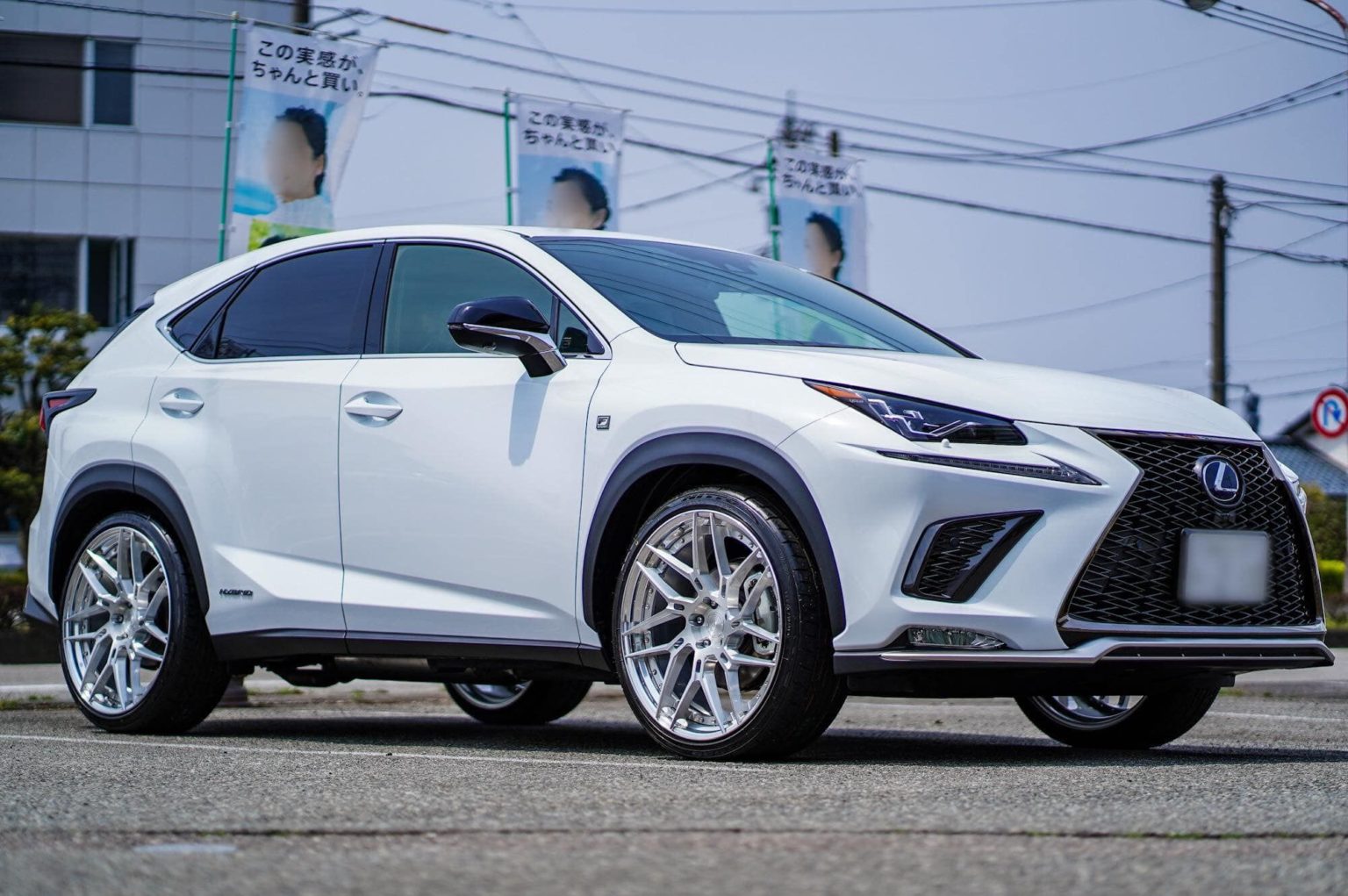 Lexus Nx300h White Bc Forged Hca217s Wheel Wheel Front 4945