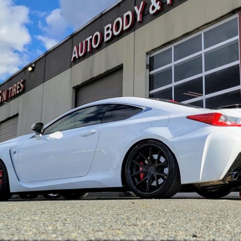 Lexus RC F White Ferrada FR2 | Wheel Front