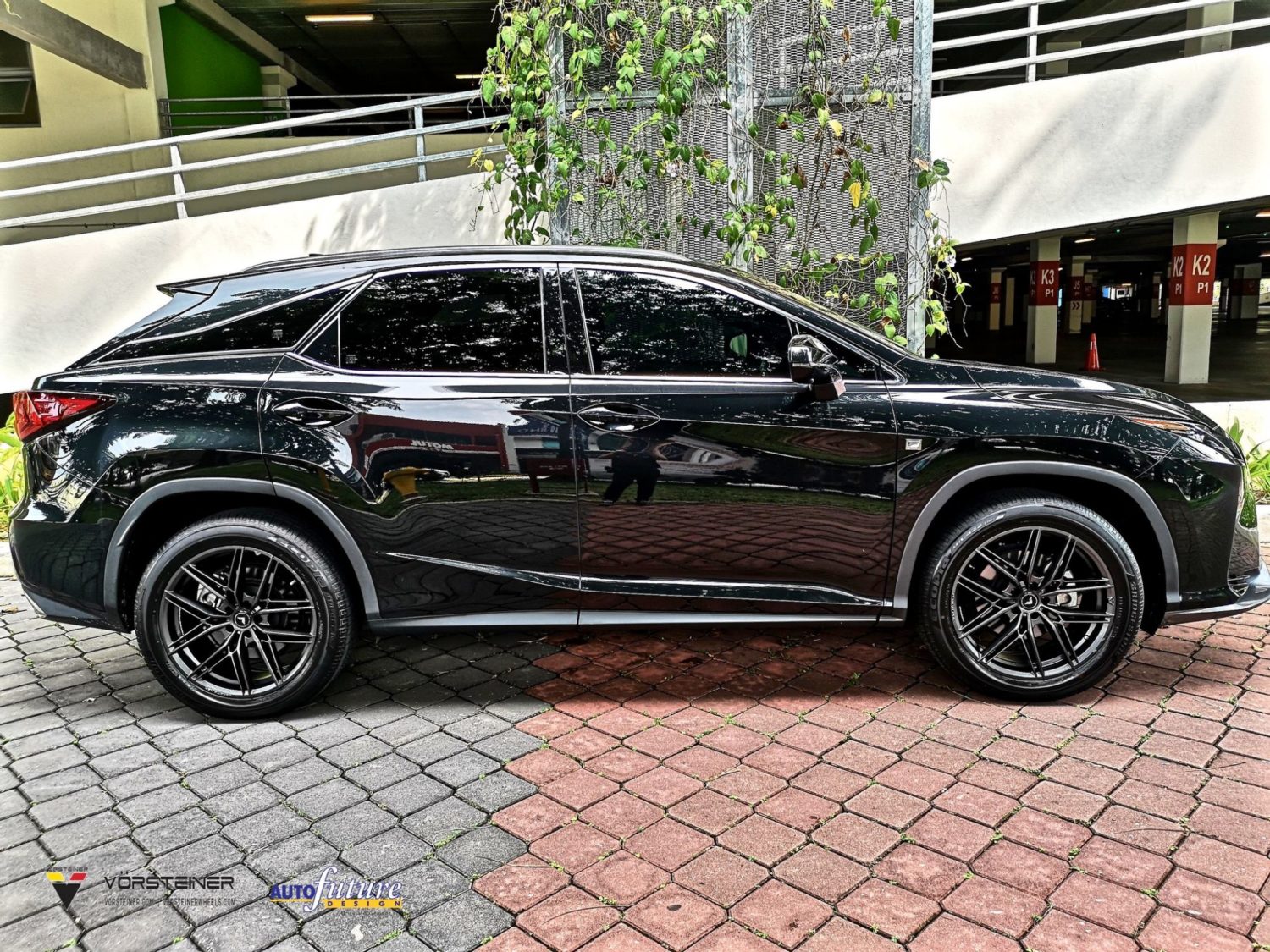 Lexus Rx200t Rims Lexus RX200t Black with Vorsteiner V-FF 112 Aftermarket Wheels | Wheel ...