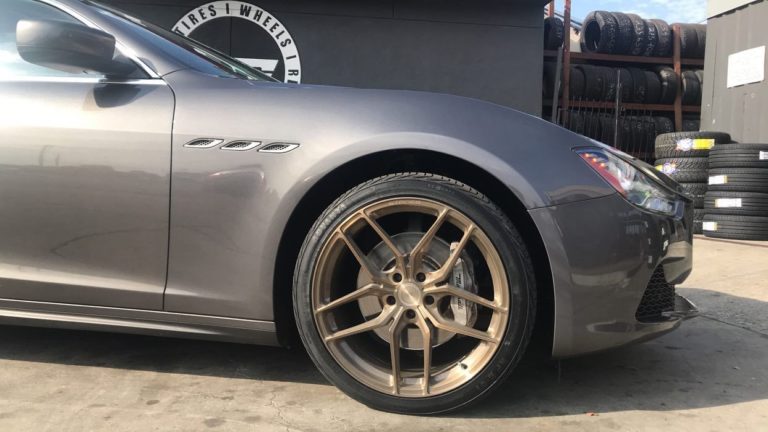 Maserati Ghibli Grey Stance Sf03 Wheel Wheel Front