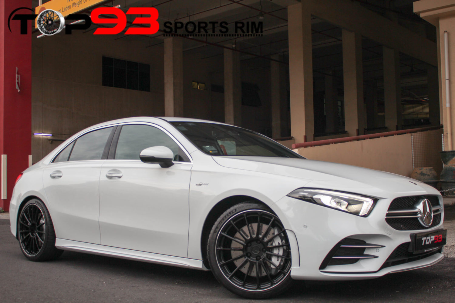 Mercedes-Benz A35 AMG Sedan W177 White BC Forged RZ15 | Wheel Front