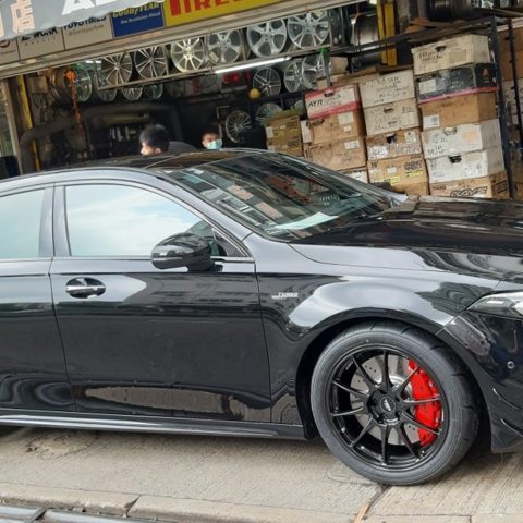 Mercedes-Benz A45S AMG W177 Black TWS Forged Motorsport RS317 | Wheel Front
