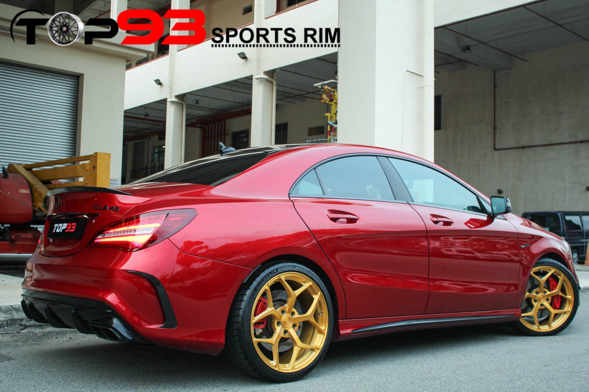 Mercedes-Benz AMG C117 Red Gold BC Forged RZ23 | Wheel