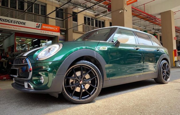 Mini Cooper Clubman Green with BBS CI-R Aftermarket Wheels Wheel ...