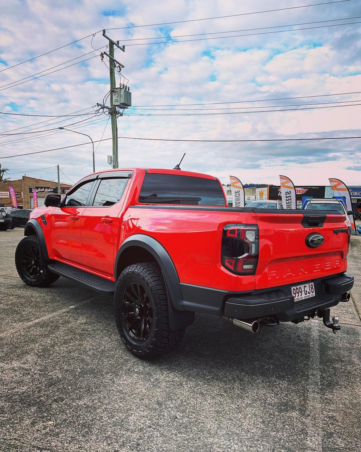 Ford Ranger Raptor Next Gen Red Fuel Off Road Blitz D Wheel Wheel