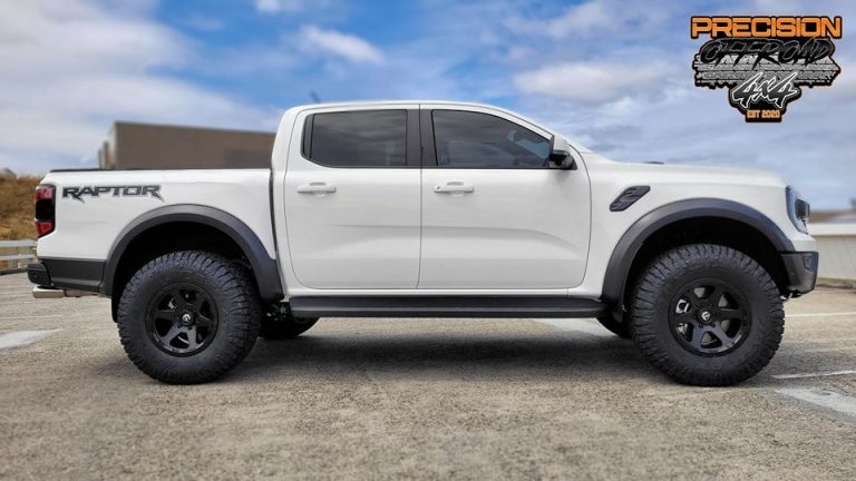 Ford Ranger Raptor Next Gen White Fuel Off Road Kicker D Wheel