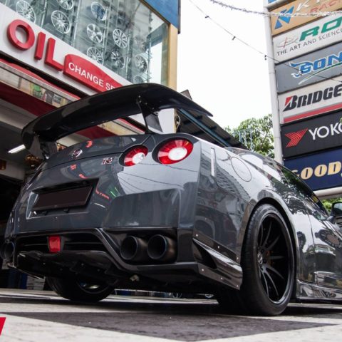 Nissan GT-R R35 Grey SSR Executor CV01 | Wheel Front