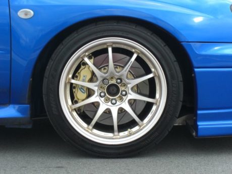 Subaru WRX/STI GD "Blob Eye" Blue Rays CE28N Wheel Front