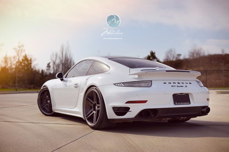 Porsche 911 Turbo 991 White Modulare C11 | Wheel Front