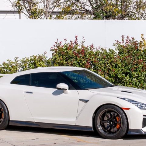 Nissan GT-R R35 White Advan R6 | Wheel Front