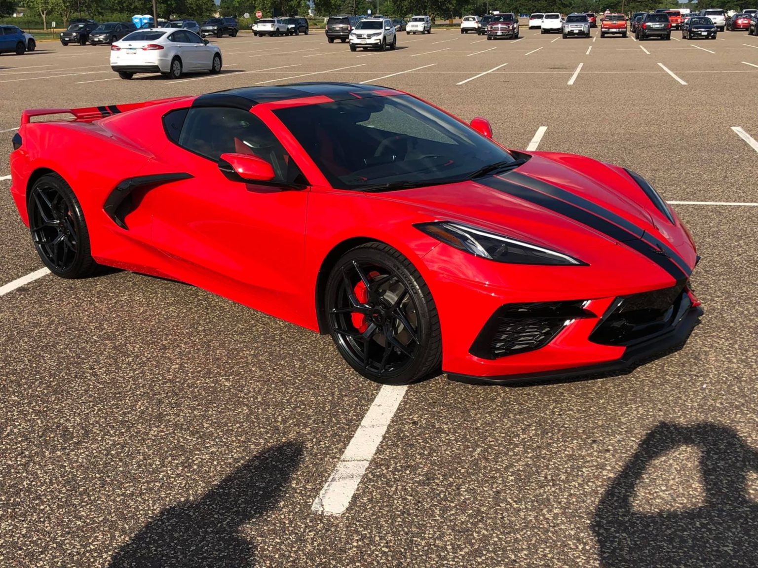 Chevrolet Corvette C8 Stingray Red MRR F10 Forged | Wheel Front